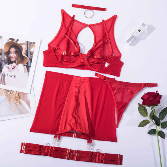 Lingerie Venus - Conjunto com 5 Peças